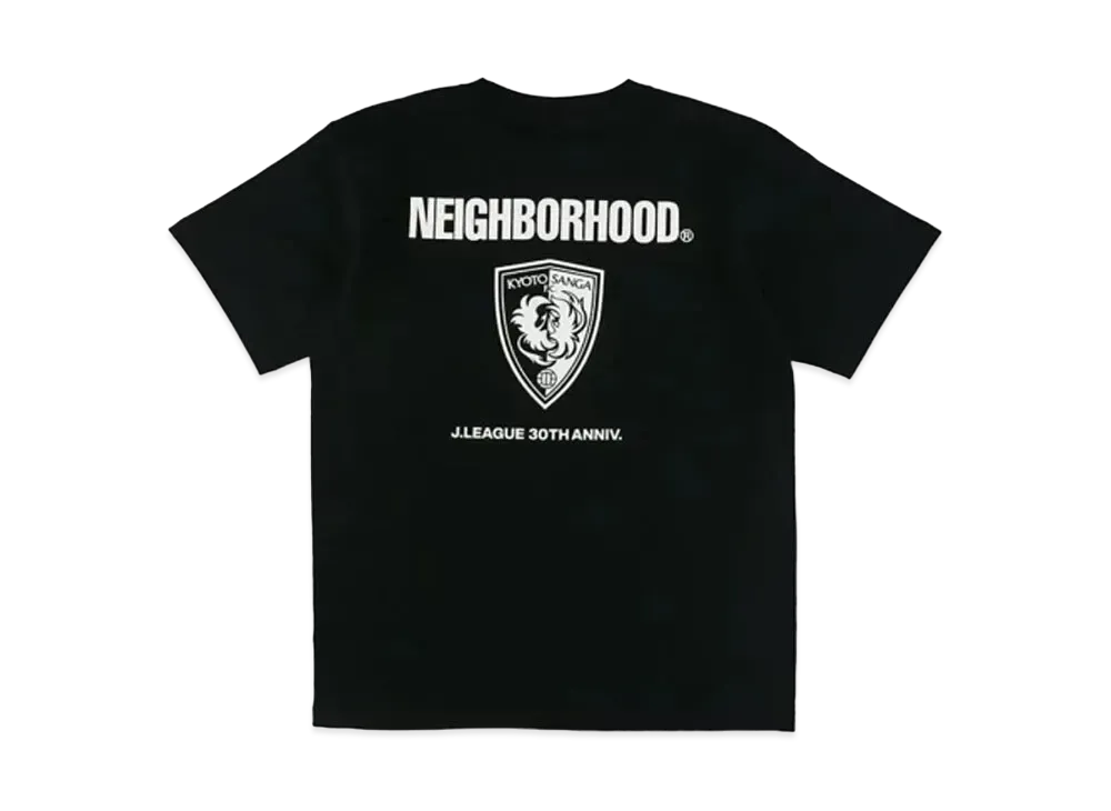 NEIGHBORHOOD x Kyoto Sanga F.C. Collab Short Sleeved T-shirt "Black"