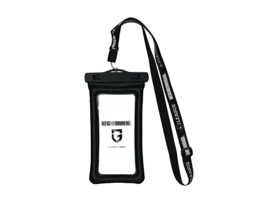 NEIGHBORHOOD x Gamba Osaka Collab Pass & Smartphone Case with Neck Strap (Waterproof) "Black"