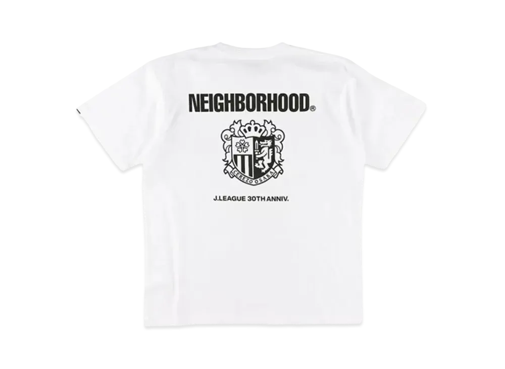 NEIGHBORHOOD x Cerezo Osaka Collab Short Sleeved T-shirt "White"