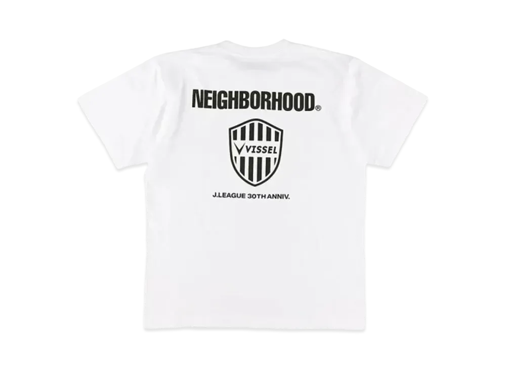 NEIGHBORHOOD x Vissel Kobe Collab Short Sleeved T-shirt "White"
