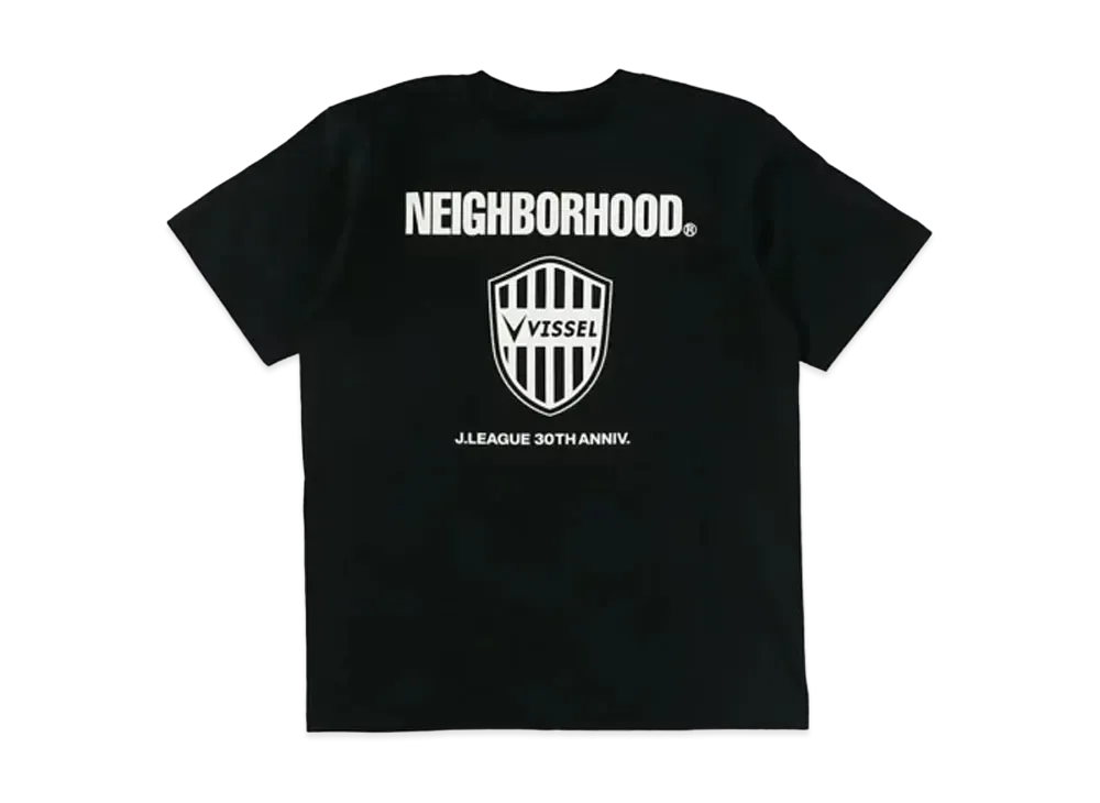 NEIGHBORHOOD x Vissel Kobe Collab Short Sleeved T-shirt "Black"