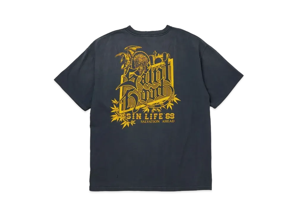 NEIGHBORHOOD STHD_SS Tee/Pocket "Black"