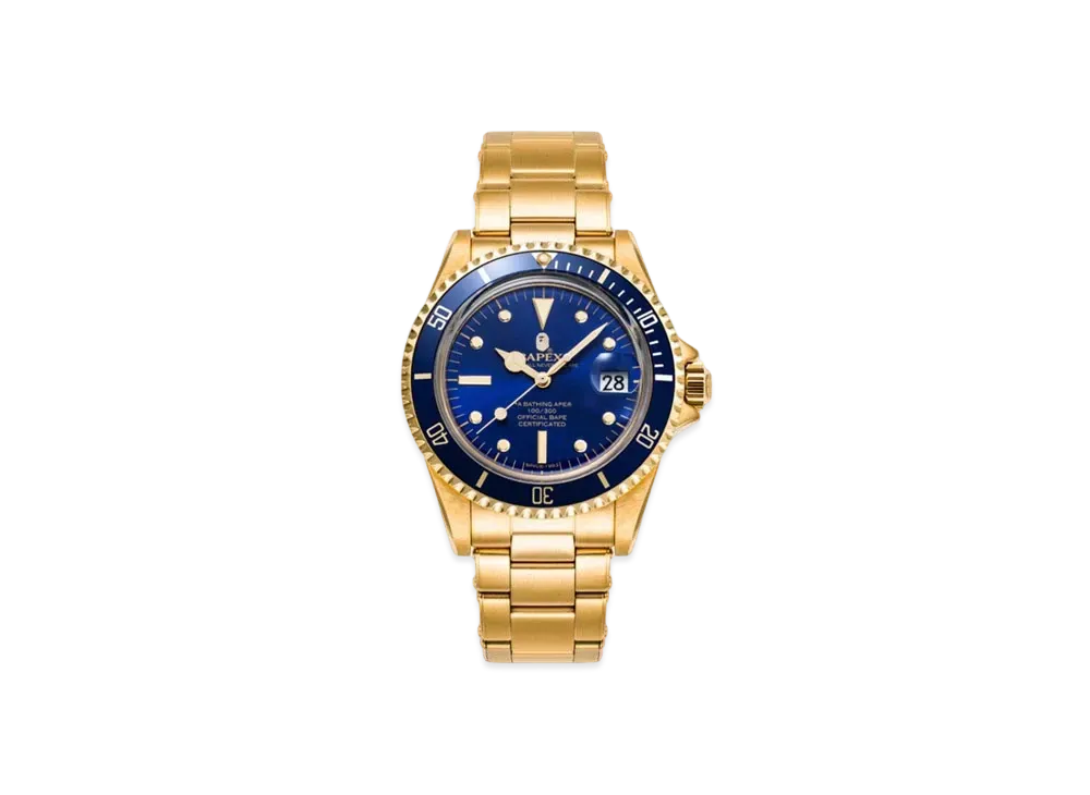 A BATHING APE Classic Type 1 Bapex M "Blue"