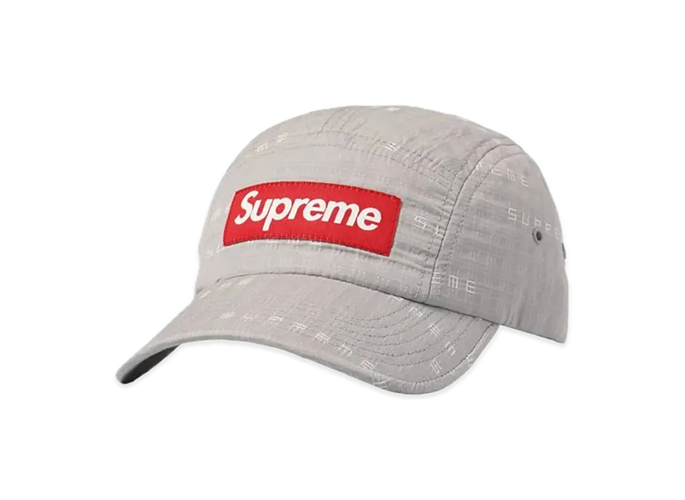 Supreme Stitch Jacquard Camp Cap "Grey"