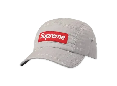 Supreme Stitch Jacquard Camp Cap "Grey"