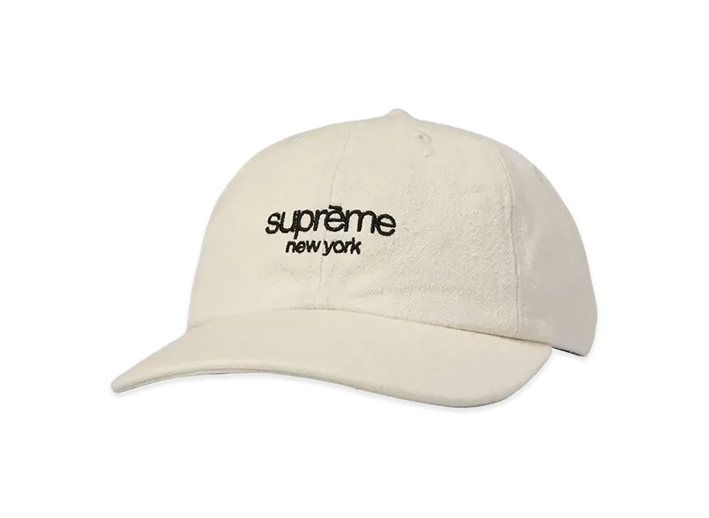 Supreme Classic Logo 6-Panel "Cream"