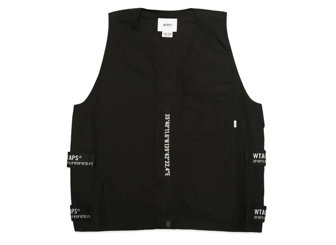 Wtaps Haggerz / Vest / Cotton. Poplon "Black"