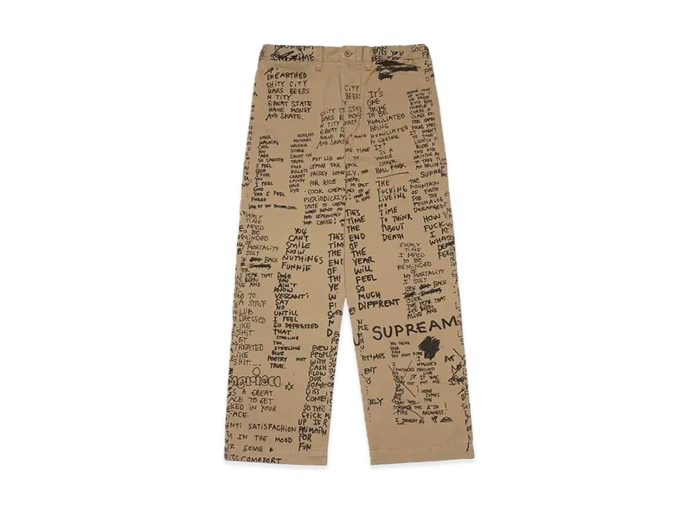 Supreme Gonz Poems Chino Pant "Khaki"