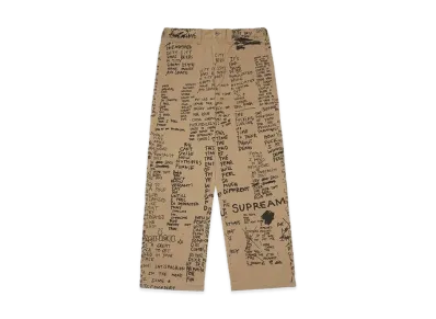 Supreme Gonz Poems Chino Pant "Khaki"