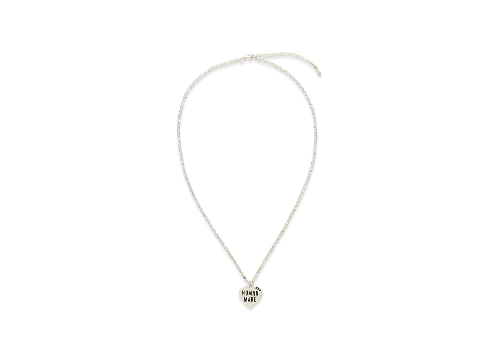 HUMAN MADE Heart Silver Necklace "Silver"