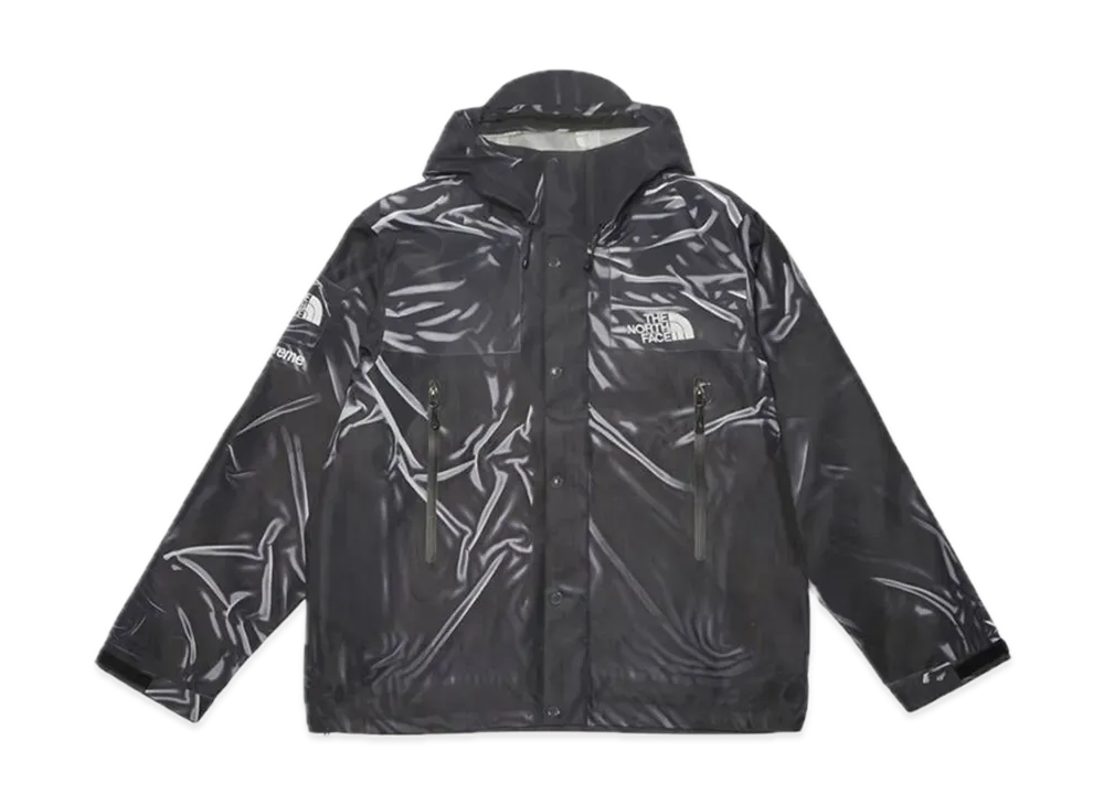 Supreme x The North Face Trompe Loeil Printed Taped Seam Shell Jacket "Black"