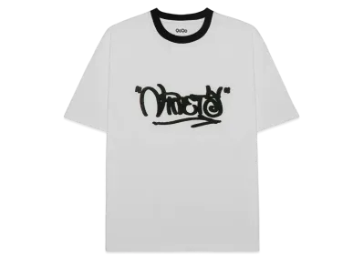 9090 Tagging Logo Tee "White"