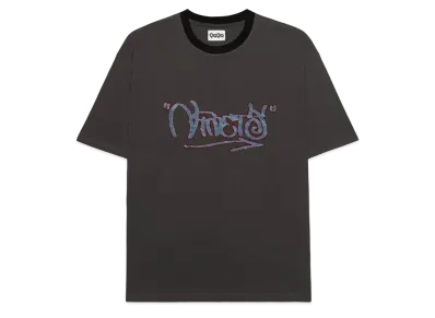 9090 Tagging Logo Tee "Charcoal Black"