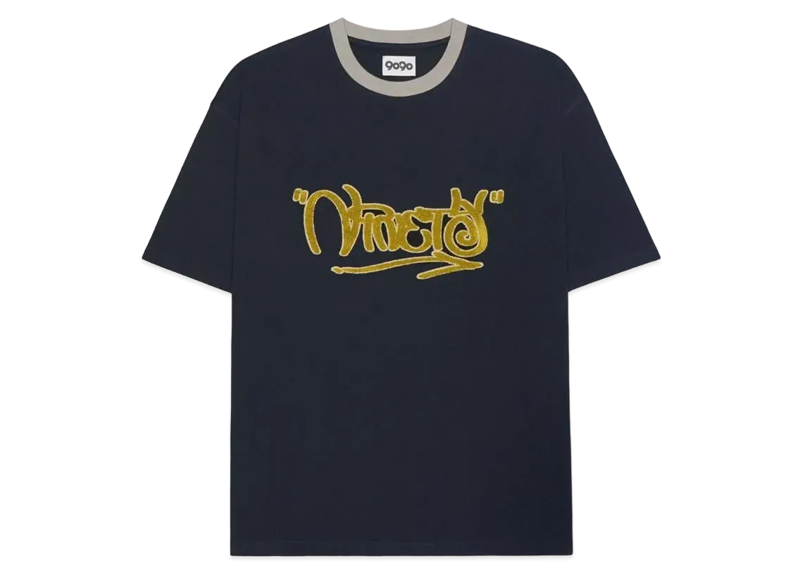 9090 Tagging Logo Tee "Navy"