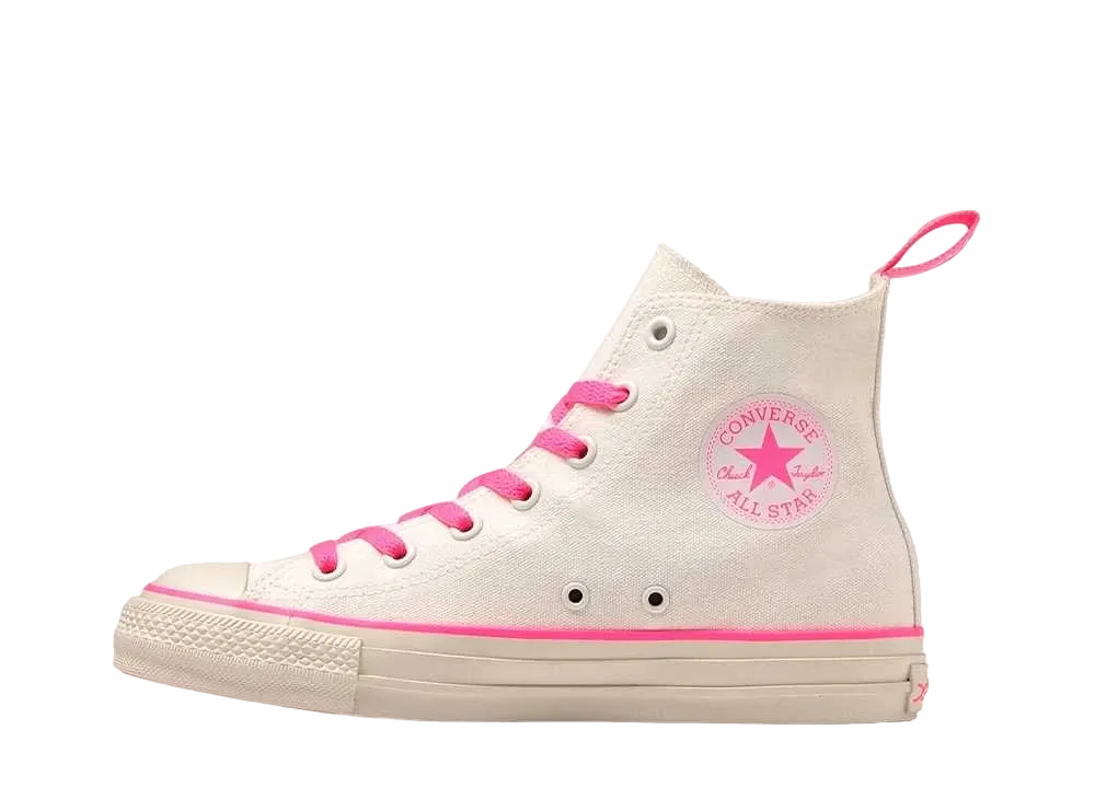 X-girl × Converse Women's All Star Hi "White/Pink"