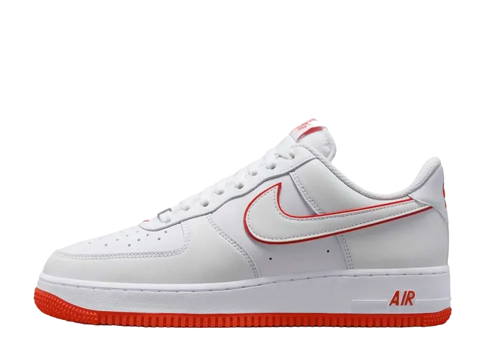 Nike Air Force 1 Low "White and Picante Red"