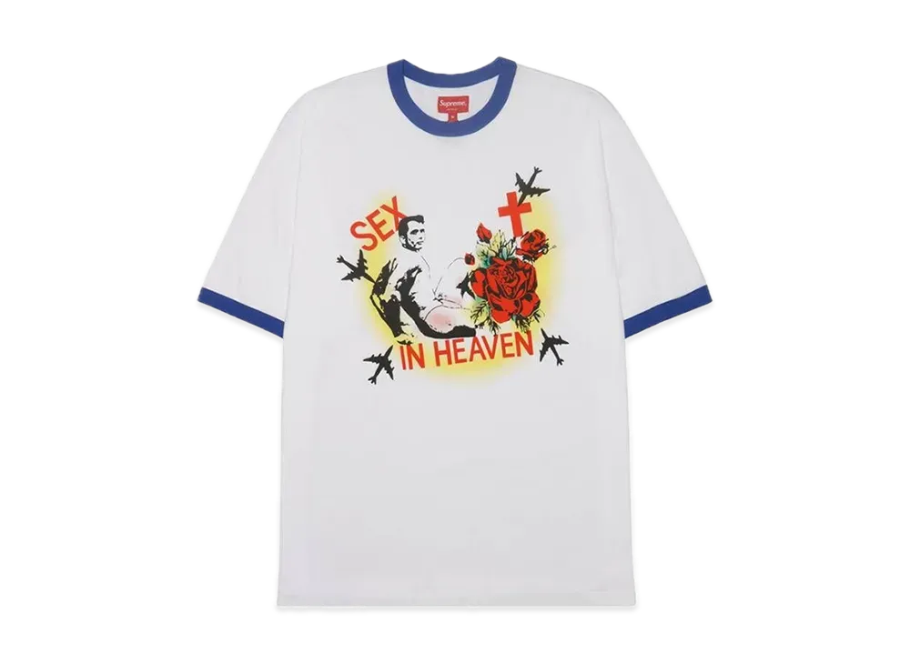 Supreme Sex In Heaven Ringer Tee "White"