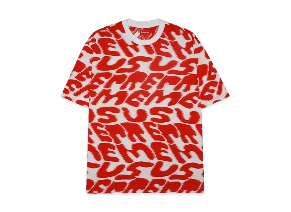 Supreme Stacked Intarsia S/S Top "White"