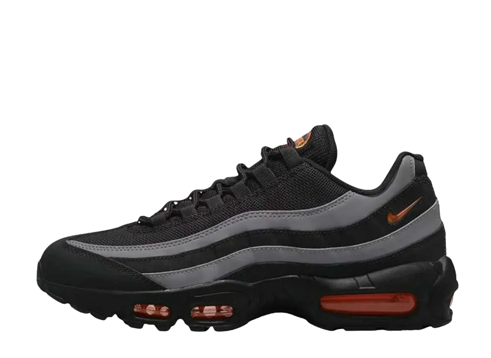 ナイキ エアマックス95 "ブラック グレー セーフティー オレンジ"