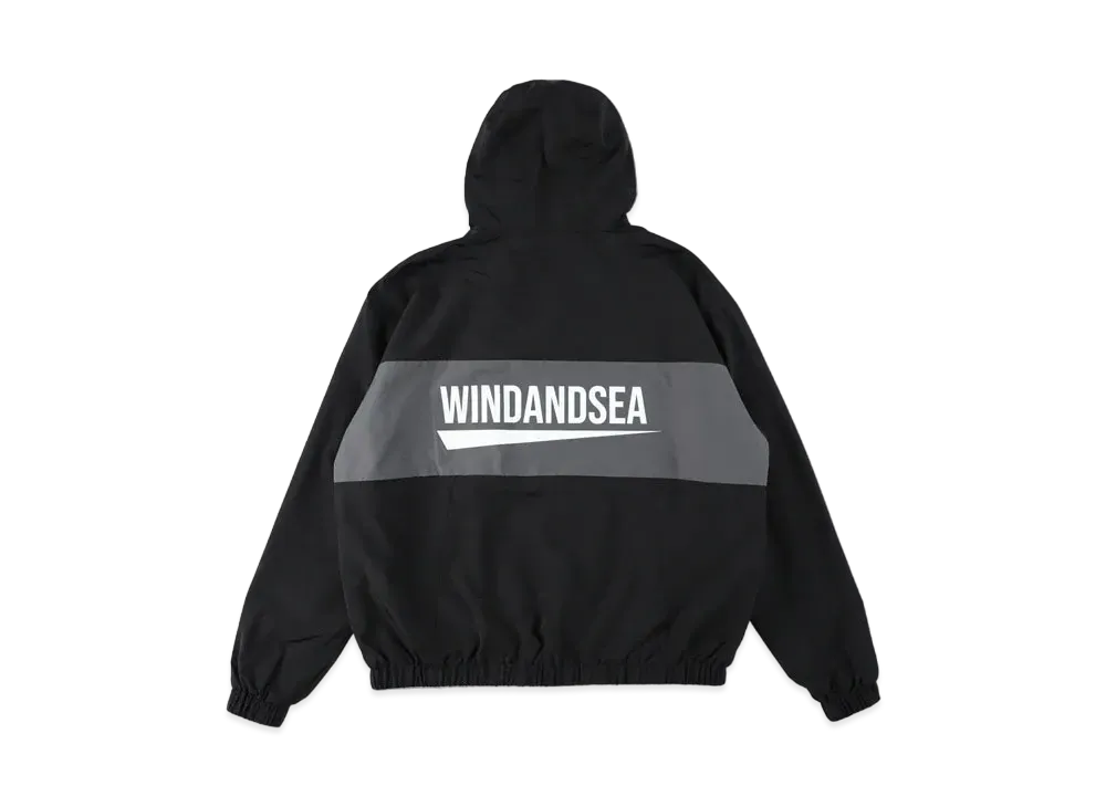 WIND AND SEA Recycled Fishing Net Nylon Zip Jacket 