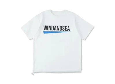 WIND AND SEA Recycled Fishing Net Nylon Tee "White"