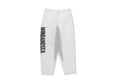 WIND AND SEA Recycled Fishing Net Nylon Pants "White"