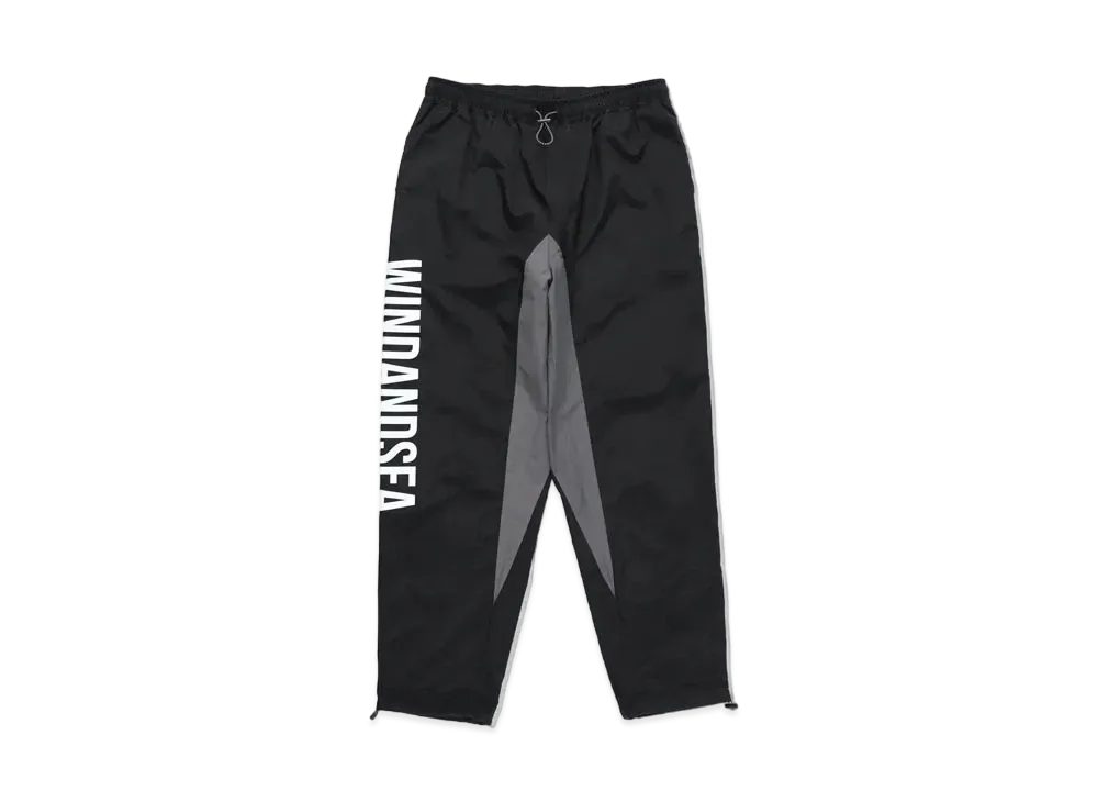 WIND AND SEA Recycled Fishing Net Nylon Pants "Black"