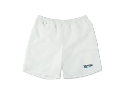 WIND AND SEA Recycled Fishing Net Nylon Shorts "White"