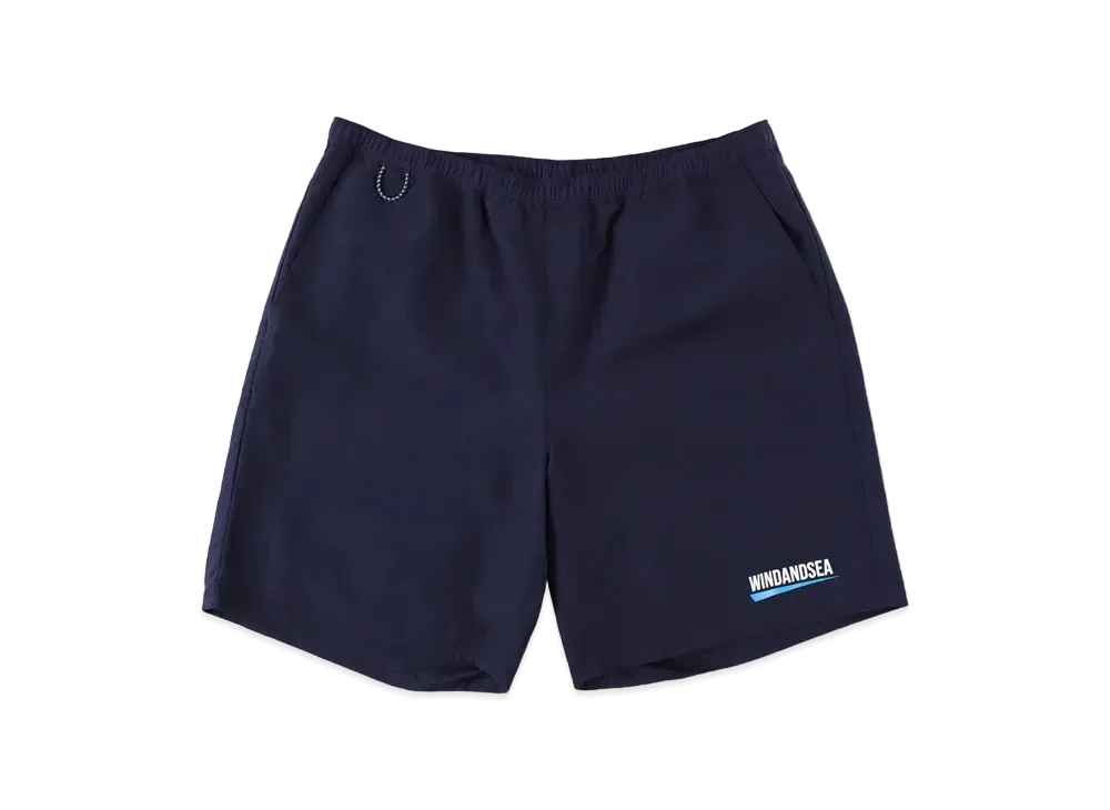WIND AND SEA Recycled Fishing Net Nylon Shorts "Navy"