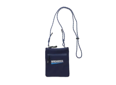 WIND AND SEA Recycled Fishing Net Nylon Sacoshe "Navy"