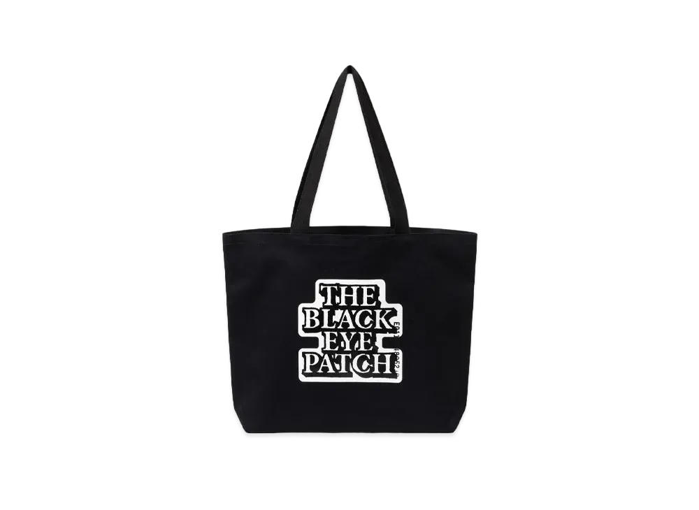 Black Eye Patch OG Label Tote Bag Large 