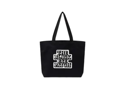 Black Eye Patch OG Label Tote Bag Large "Black"