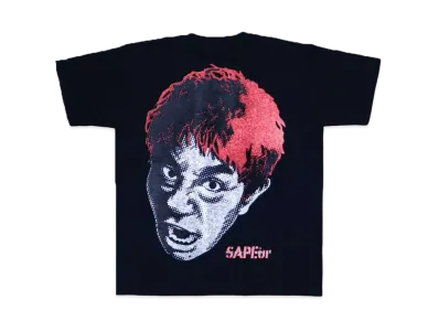 SAPEur x MASATOSHI HAMADA Coralpink S/S Tee "Black"