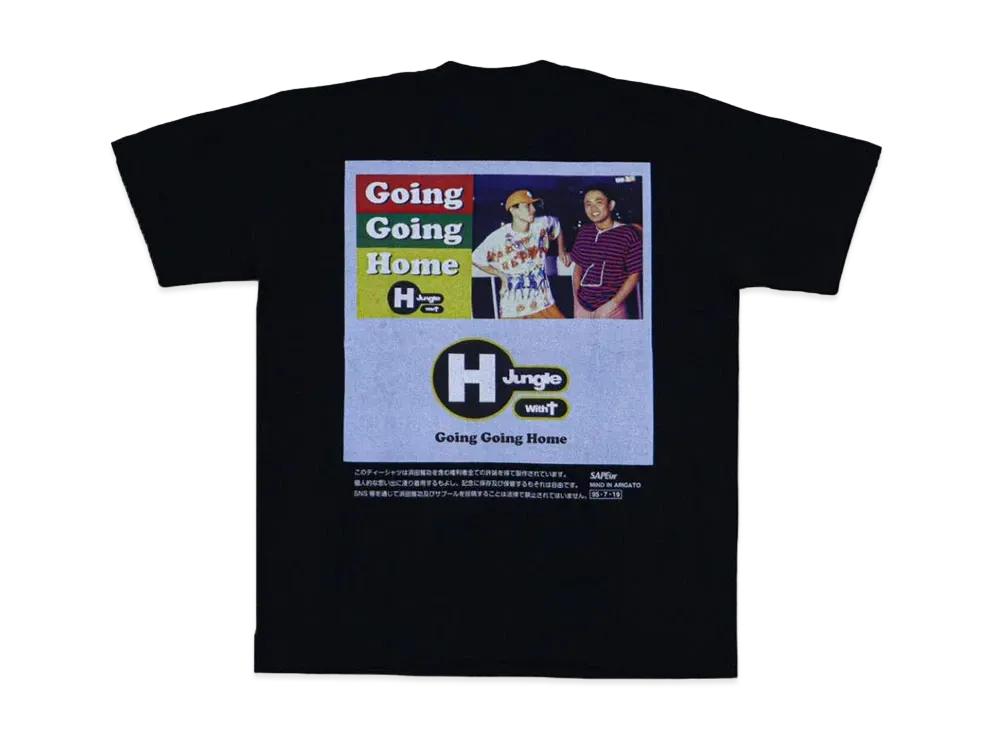 SAPEur x MASATOSHI HAMADA G.G.H S/S Tee "Black"