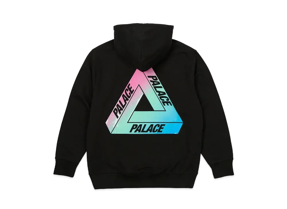 PALACE Ombre Tri-Ferg Hood "Black"