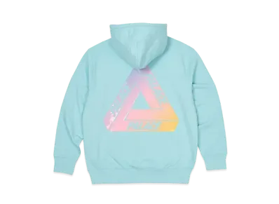 PALACE Ombre Tri-Ferg Hood "Crystalised Blue"