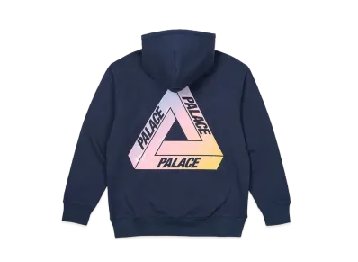 PALACE Ombre Tri-Ferg Hood "Navy"