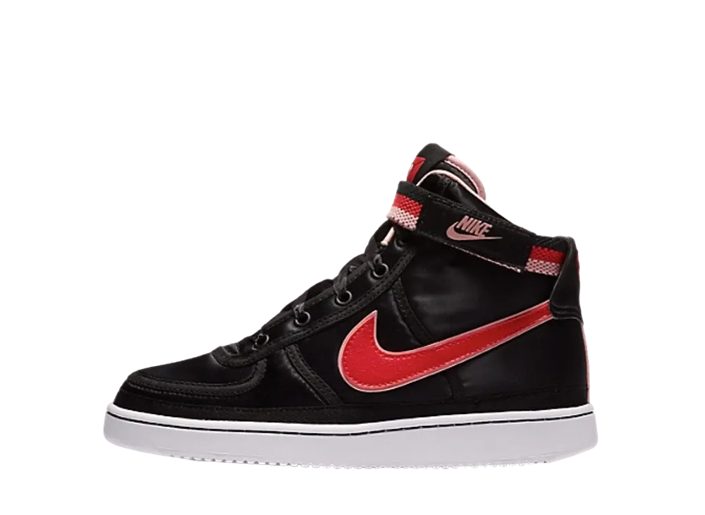 ナイキ GS バンダル ハイ サプリーム "ブラック/スピード レッド/ブリーチト コーラル"