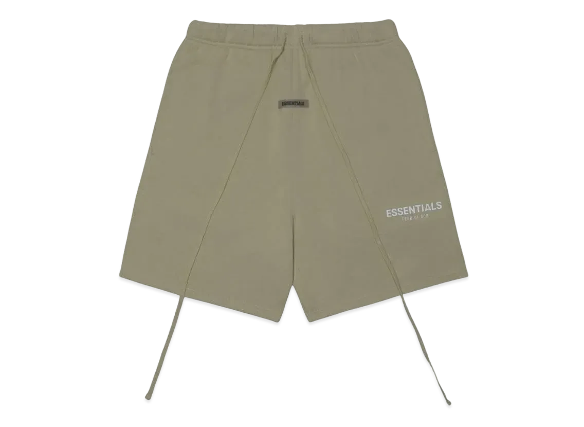 FEAR OF GOD ESSENTIALS Fleece Shorts "Alfalfa Sage"