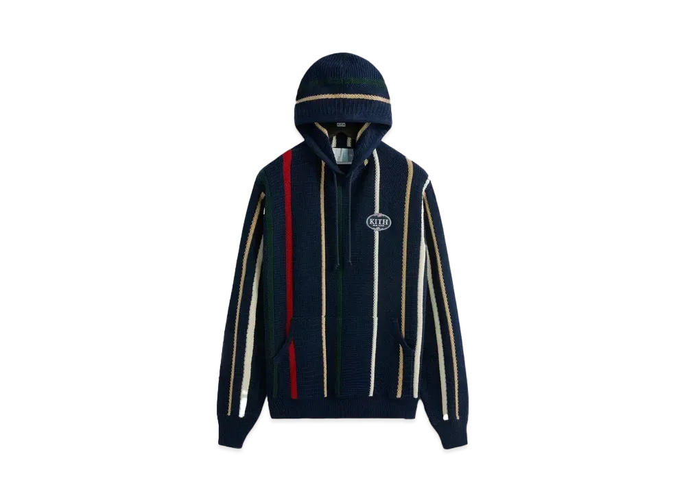 Kith Textured Knit Moore Hoodie "Nocturnal"