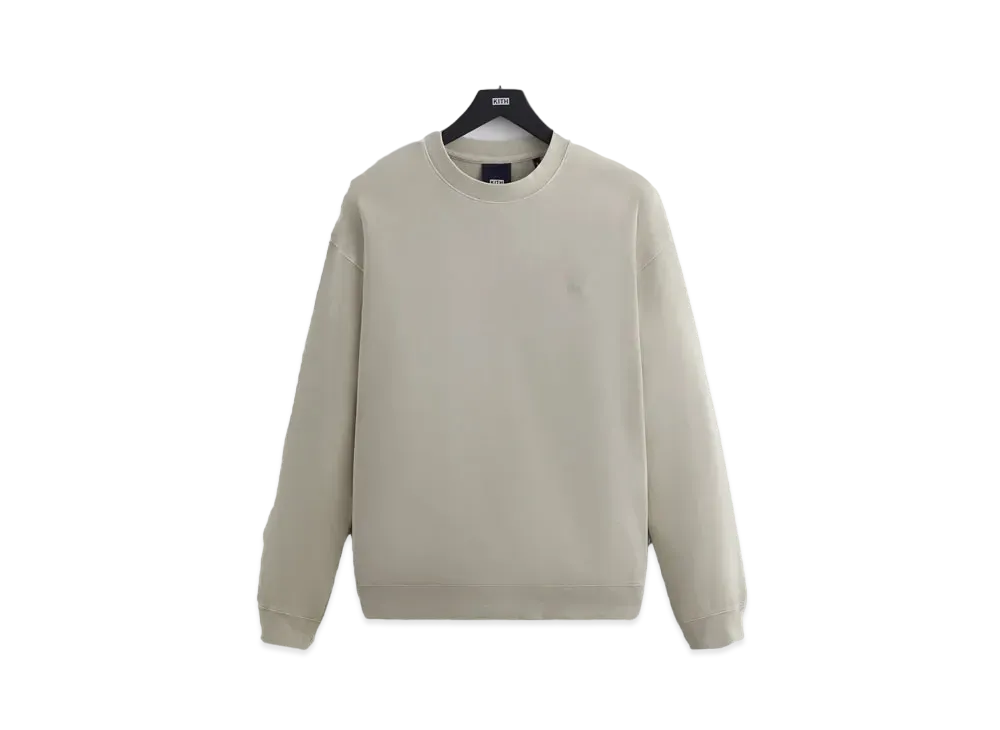 Kith Crystal Wash Interlock Vintage Crewneck "Field"