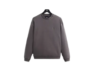 Kith Crystal Wash Interlock Vintage Crewneck "Thunder"