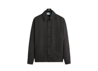 Kith Pinstripe Linen L/S Boxy Overshirt "Kindling"