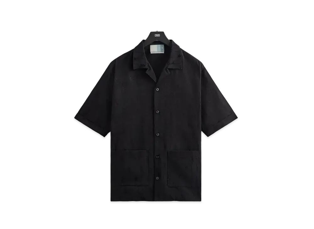 Kith Jacquard Faille Reade Shirt "Black"
