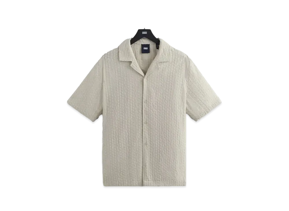 Kith Embroidered Voile Thompson Camp Collar Shirt "Hallow"