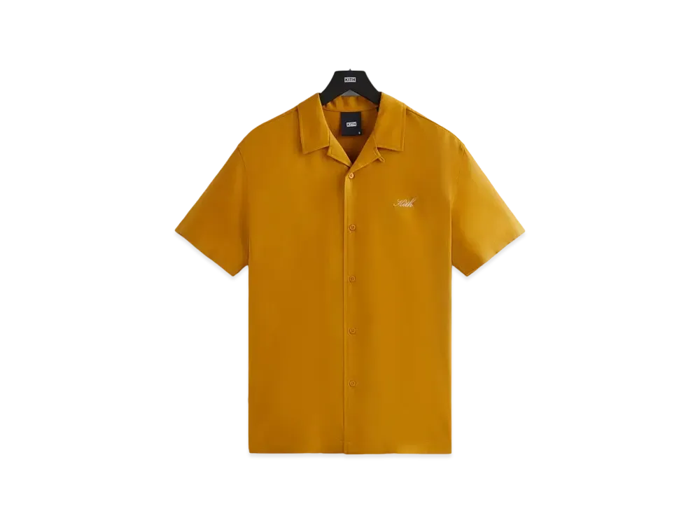 Kith Silk Cotton Thompson Camp Collar Shirt "Flash"