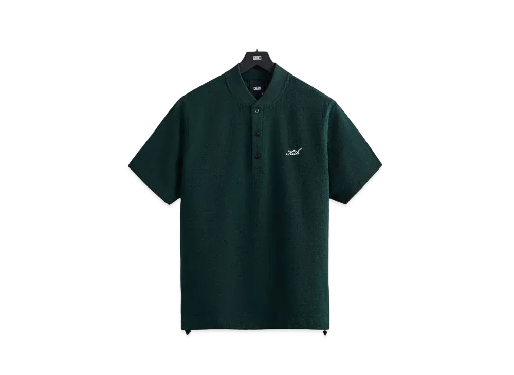 Kith Seersucker Pearson Henley Pullover "Stadium"