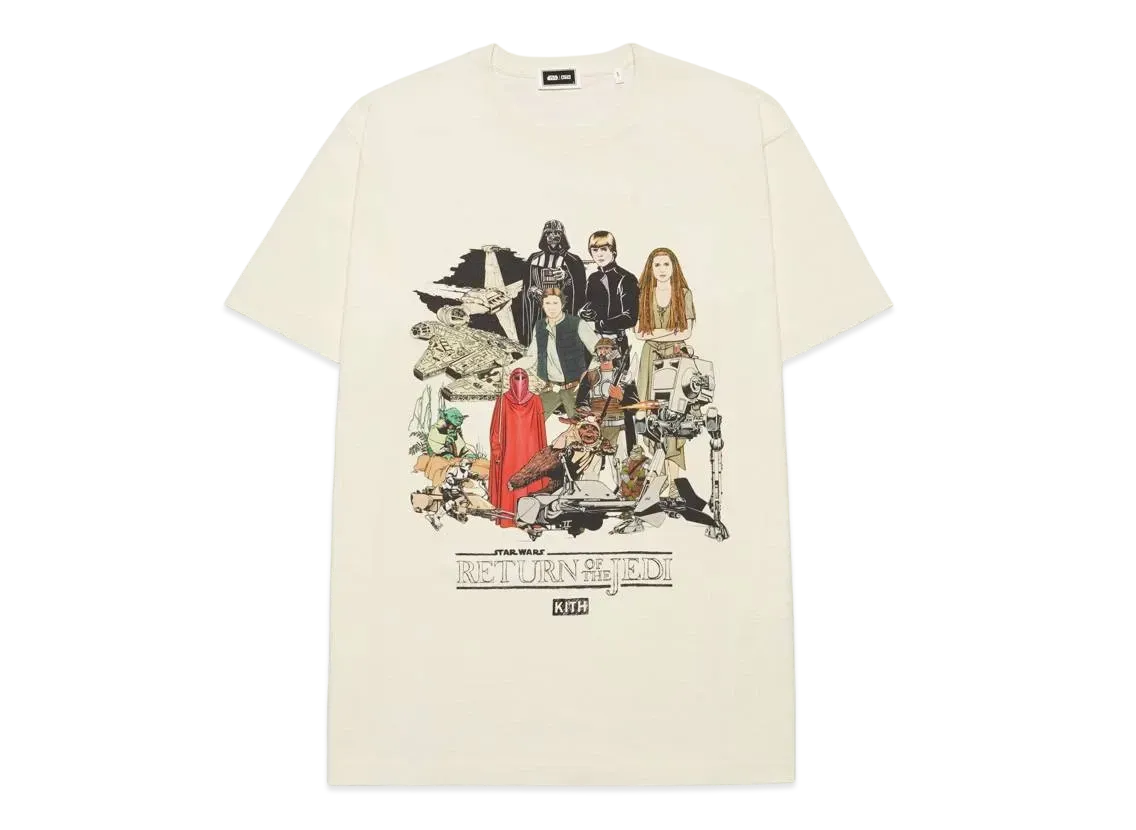 Kith x STAR WARS Illustration Vintage Tee "Sandrift" KHM031030