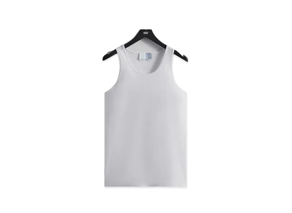 Kith Pointelle Mesh Spencer Tank "White"