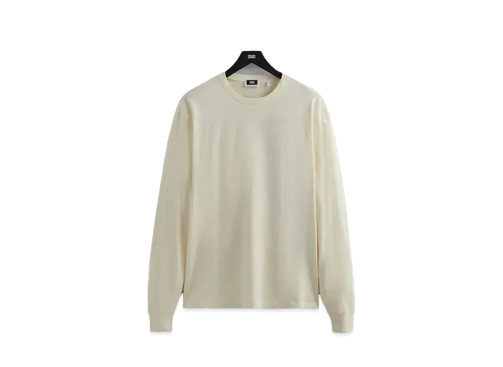 Kith Long Sleeve Vintage Wash Tee "Sandrift"